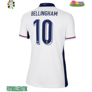 England Jude Bellingham #10 Hemmatröja Kvinnor EM 2024 Kortärmad